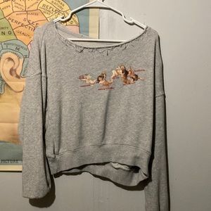 off shoulder sweater